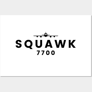 Squawk 7700 Code (Transponder) Emergency Posters and Art